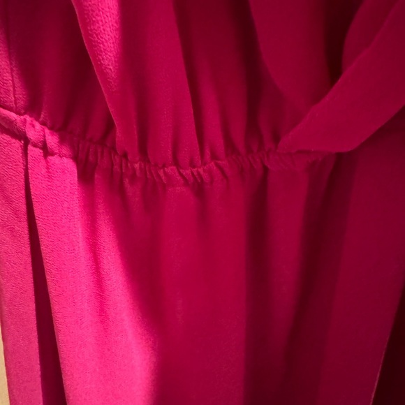 Wayf Fuchsia  Ruffled Sleeveless Maxi Dress Size L - Picture 12 of 14
